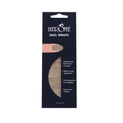 Nail Wraps: Golden Glitter