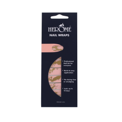 Nail Wraps: Pink & Gold Marble